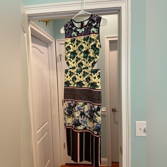 CLOVER Canyon Floral Collage Midi Dress - Picture 2 of 8